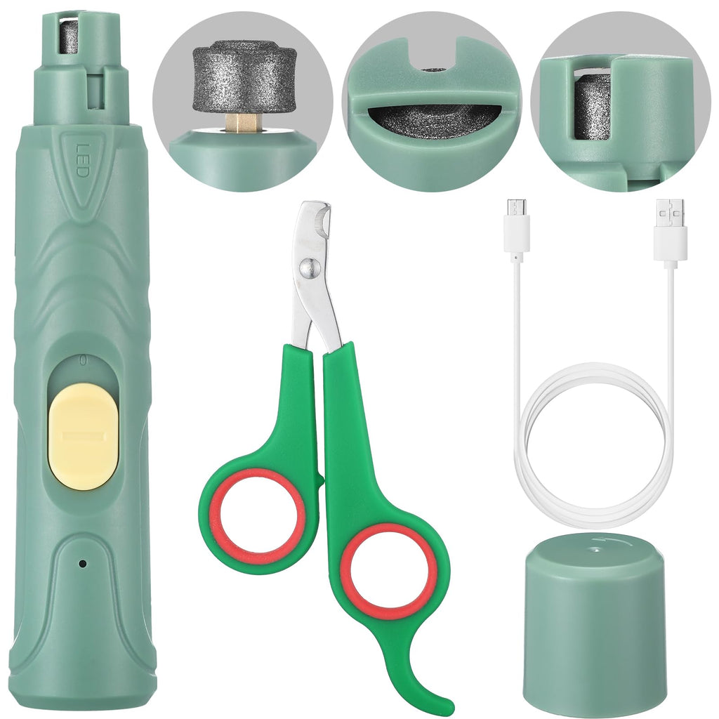 Lasnten Bird Nail Care Kit with LED - 2 Pcs Set